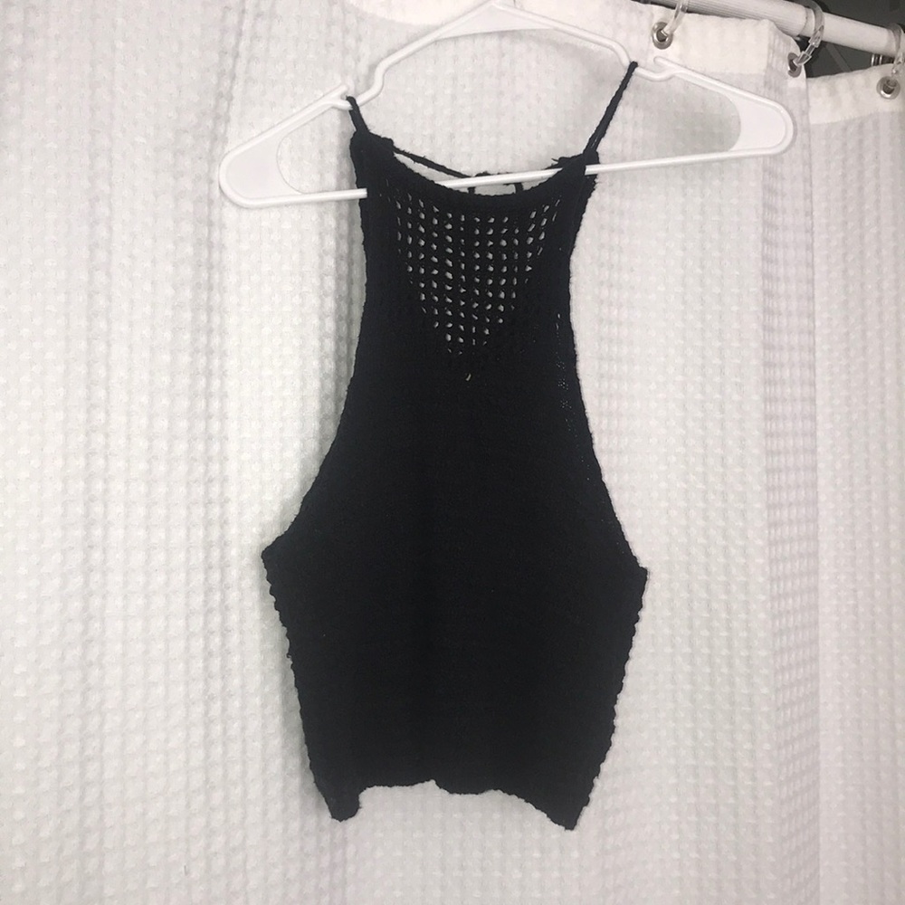 crotchet hollister halter top